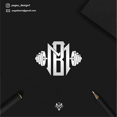 BM+BARBEL LOGO CONCEPT barbel branding design fitnes graphic design gym lettering logo mb mb barbel monogram motion graphics vector