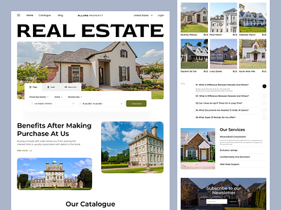 Real Estate Website apartment architectcret building property design junaki landingpage management mordern oripio properties property property website real website realestate landing page realestate web realtor townhouse ui ux website design