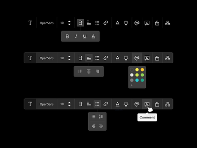 Text Editors UI by Hugeicons Pro clean design edit figma figma plugin free icon iconography icons interface design minimal sharp stroke text edit text input ui ui design uiux ux