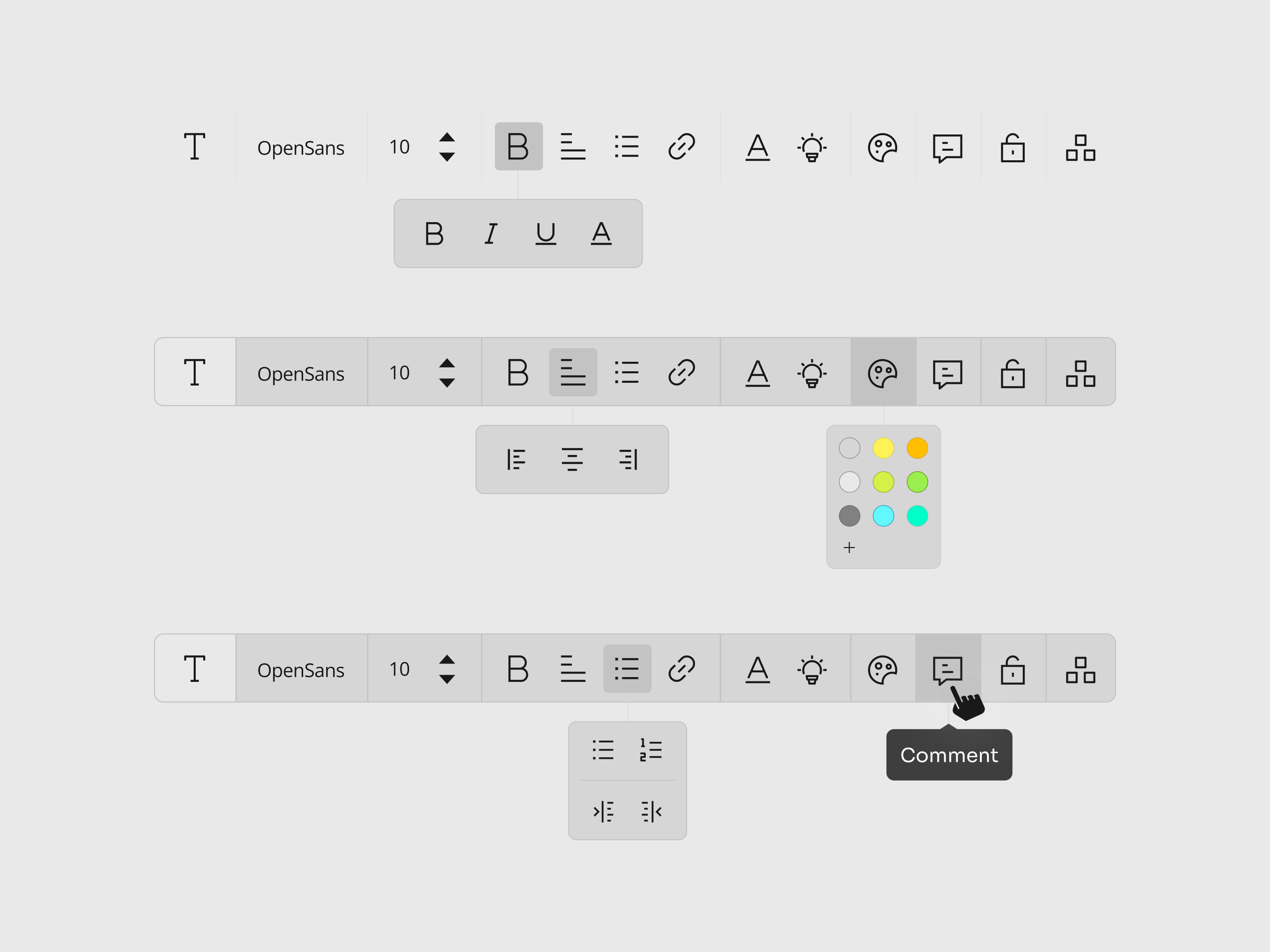 Text Editors UI by Hugeicons Pro by Hugeicons on Dribbble