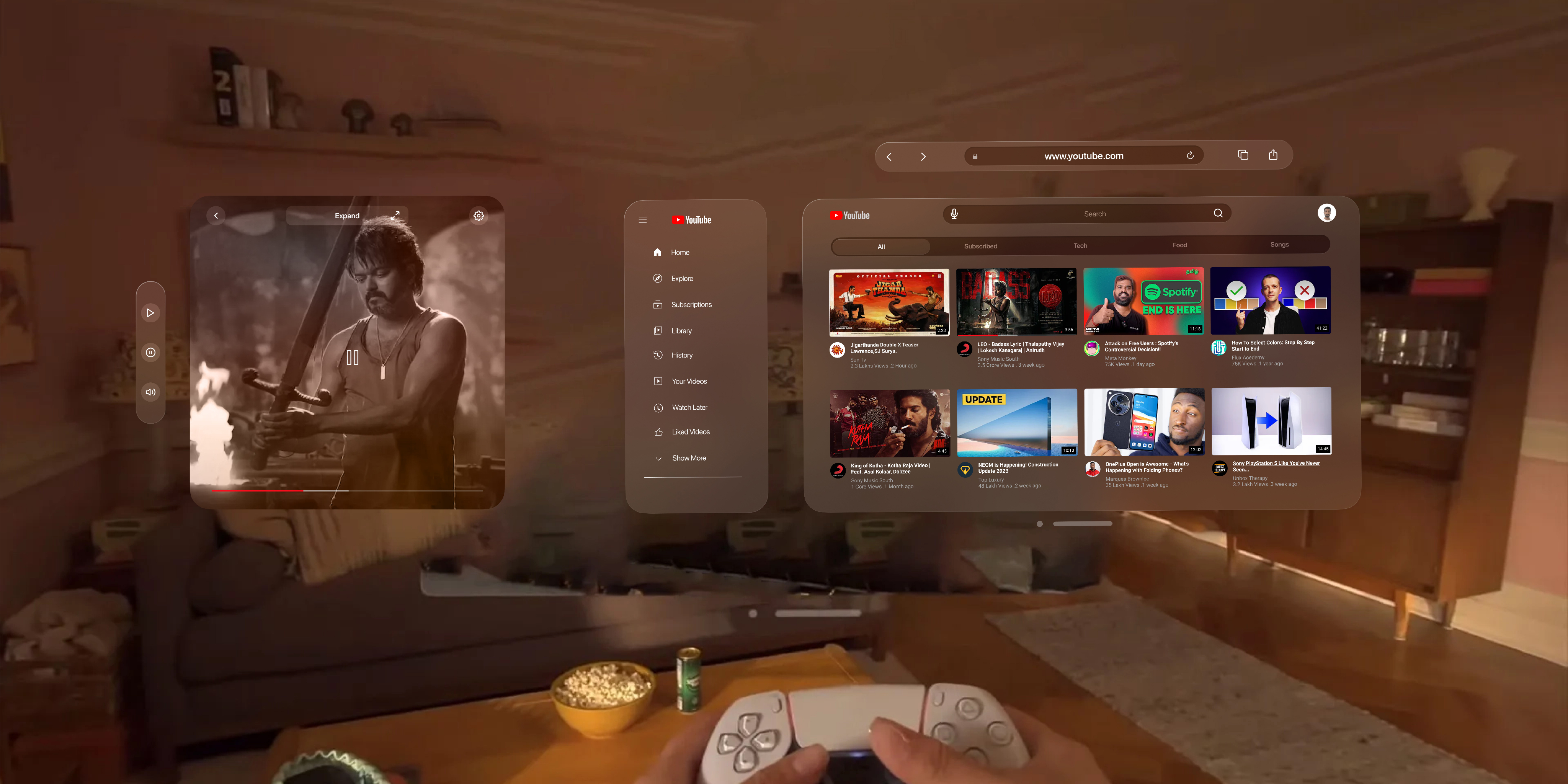 Apple Vision YouTube Design 3d animation branding design graphic design illustration ui vector