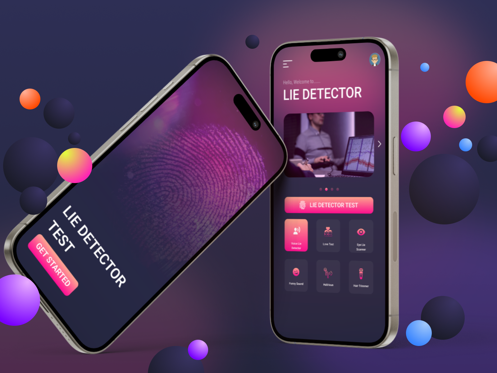 Lie Detector Mobile App-UI/UX Design by Sajid Khan on Dribbble