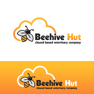 Beehive Hut business logo design bee logo branding business logo creative graphic design honey honey logo logo logo design minimalist logo