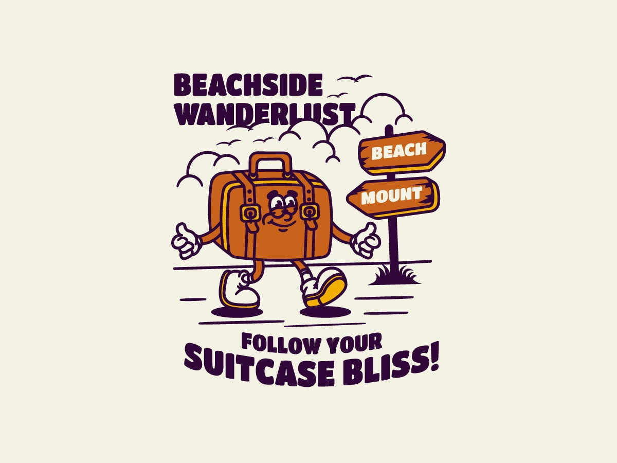 Travel Bag Holiday by Decoconio on Dribbble