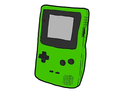 Game Boy Color - 1998 art console drawing game game boy game boy color gameboy gameboy color gaming illustration konsol nintendo retro retro gaming retrogaming