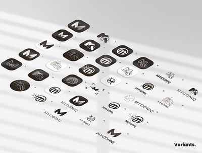 Logo Variants app branding design graphic design illustration logo typography ui vector