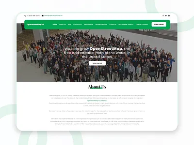 OpenStreet Map Web Ui company website design social ui uiuxdesign userinterface web design website design