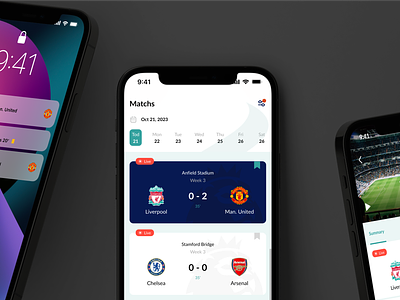 FIFA LiveScore App Design by Groovy Web Opens Up a Giant Arena of Football  Content