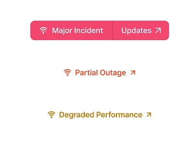 Incident indicators alert button dev tools error figma indicator link minimal notification product design saas tab toast ui ui design web