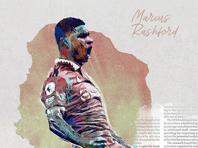 Digital Illustration | Marcus Rashford digitalillustration manunited mufc rashford