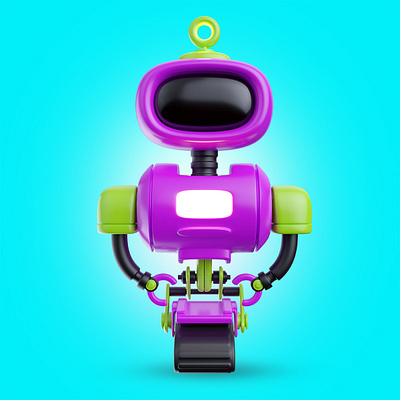 Robo 3d 3dsmax android art cartoon child concept design future illustration render robot science scifi technology toy