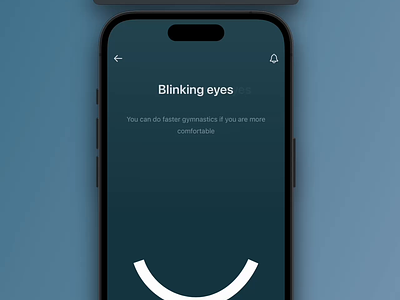 Animation Eye Exercise animation app design ios mobile ui uiux