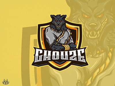 GHOUZE armor art artwork branding design designer esports fur graphic design illustration logo mascot sport vector
