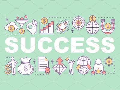 Success word concepts banner by bsd studio on Dribbble