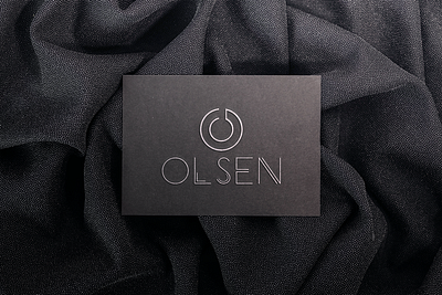 Logo Design Complete for brand OLSEN. custom logo letter o logo luxury logo o logo simple logo