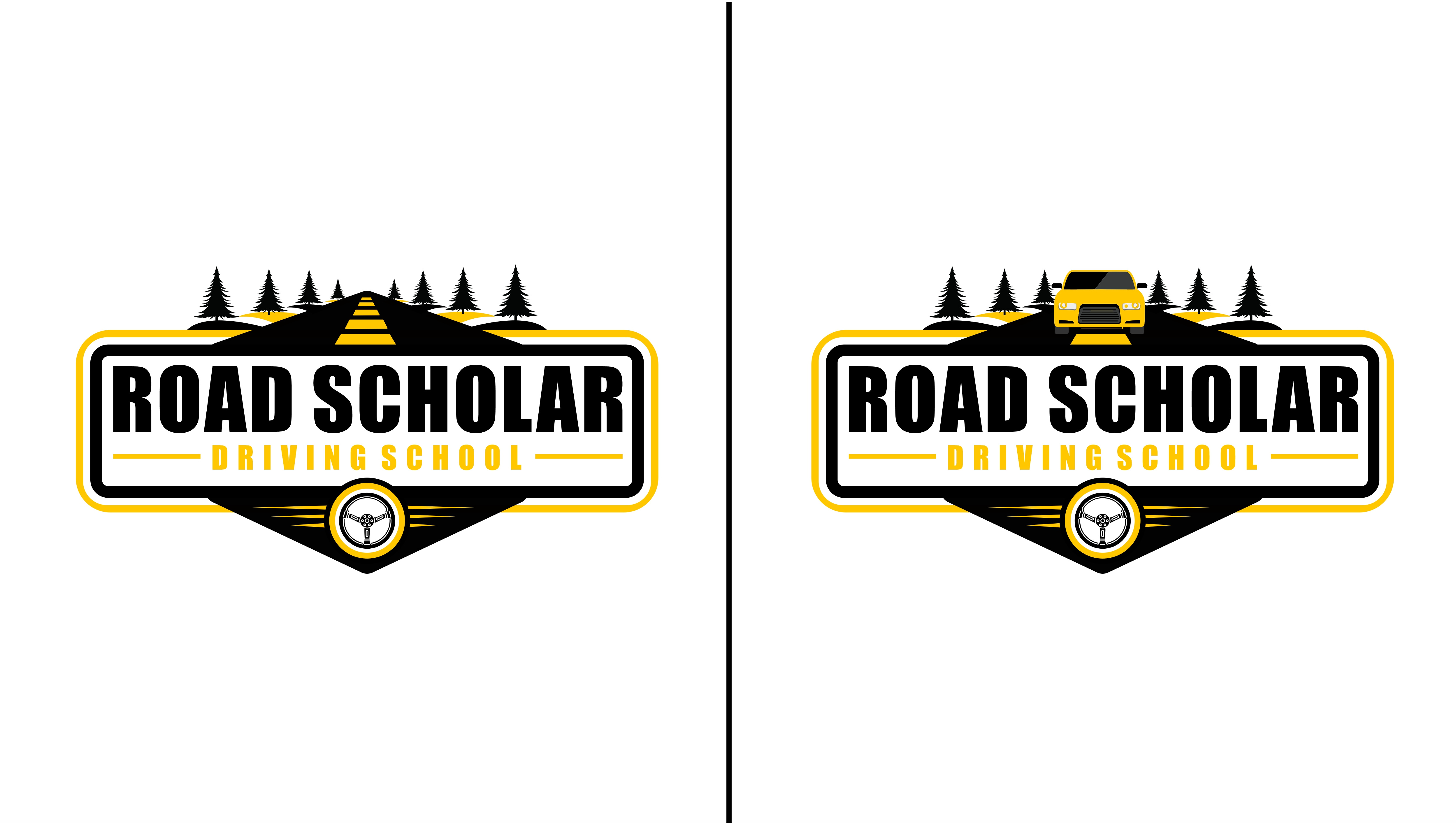 Logo Design Complete for Driving School custom logo driving logo driving school logo school logo