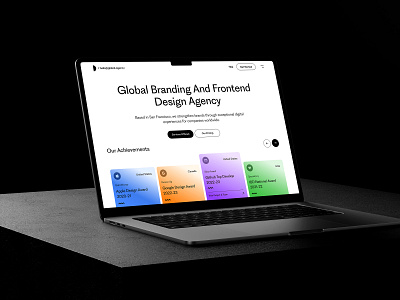 Agency Web agency awards branding design header landing page menu minimal product product design services typography ui ui ux user experience ux web design web development web ui website