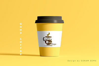 Coffee and Dumpling logo abstract adobe photoshop branding graphic design illustration logo mockup product design