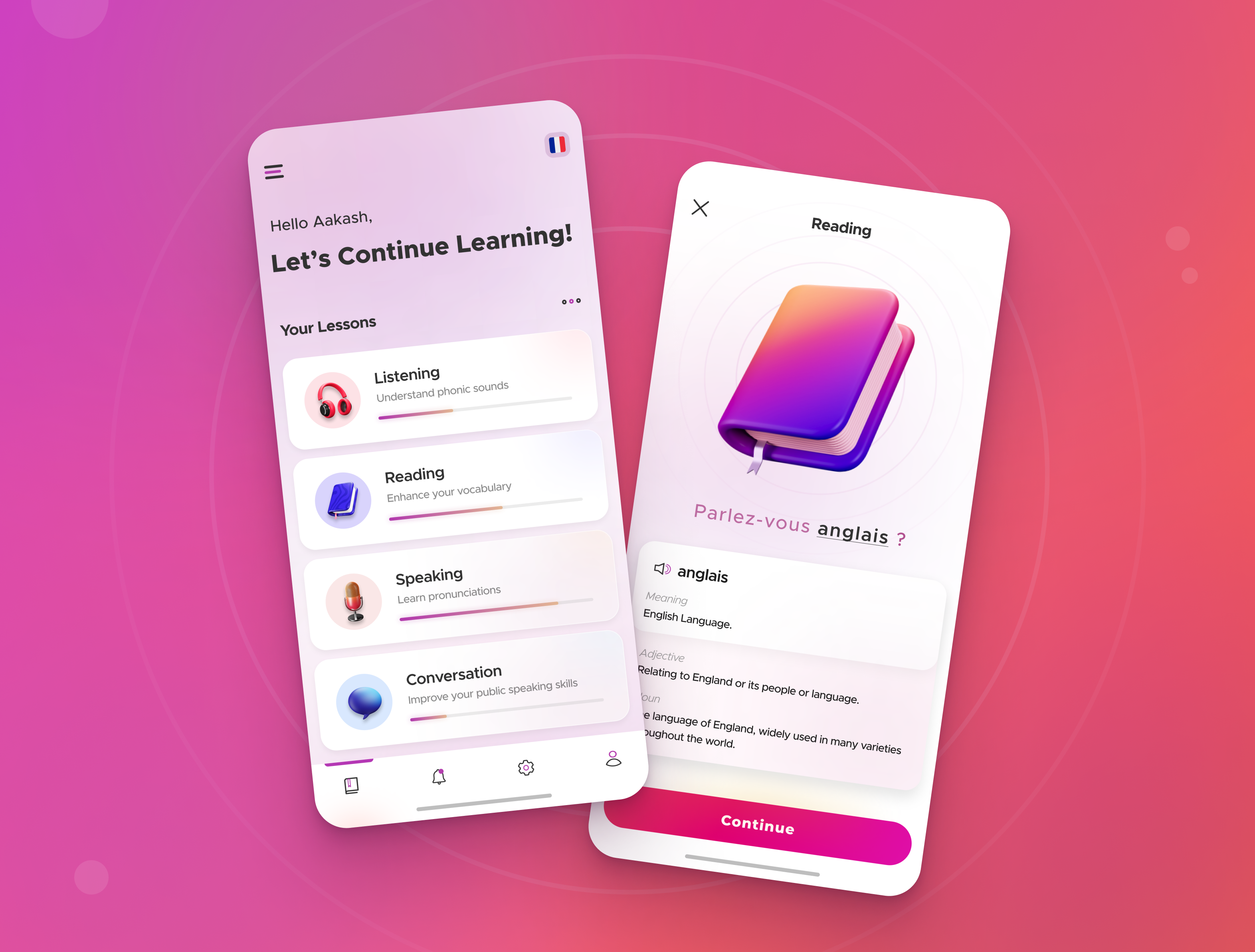 Learning App Mobile UI By ProCreator - Global UI/UX Design Agency On ...