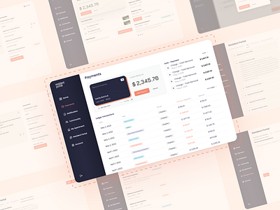 Web App | Resident Portal | Payment app community living concept design inspiration property management software real estate rent payment saas services ui ux web app