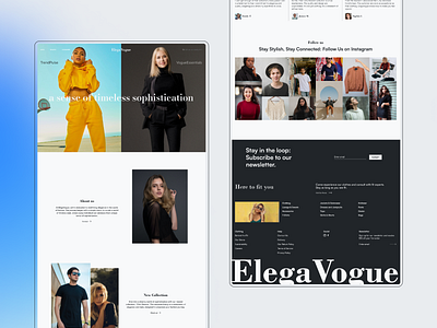 Fashion e-Commerce landing page design ecommerce design figma design landing page design ui ux website design website ui ux