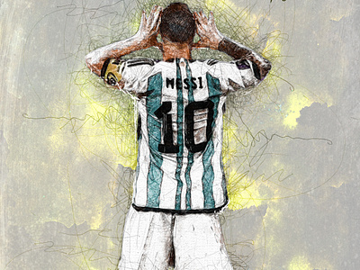 Digital Illustration | Lionel Messi argentina digitalillustration football intermiami messi soccer