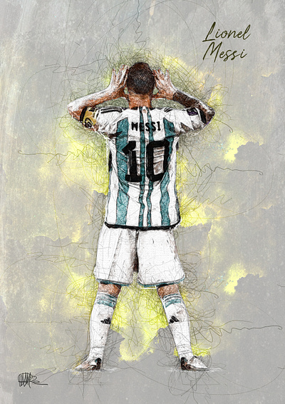 Digital Illustration | Lionel Messi argentina digitalillustration football intermiami messi soccer