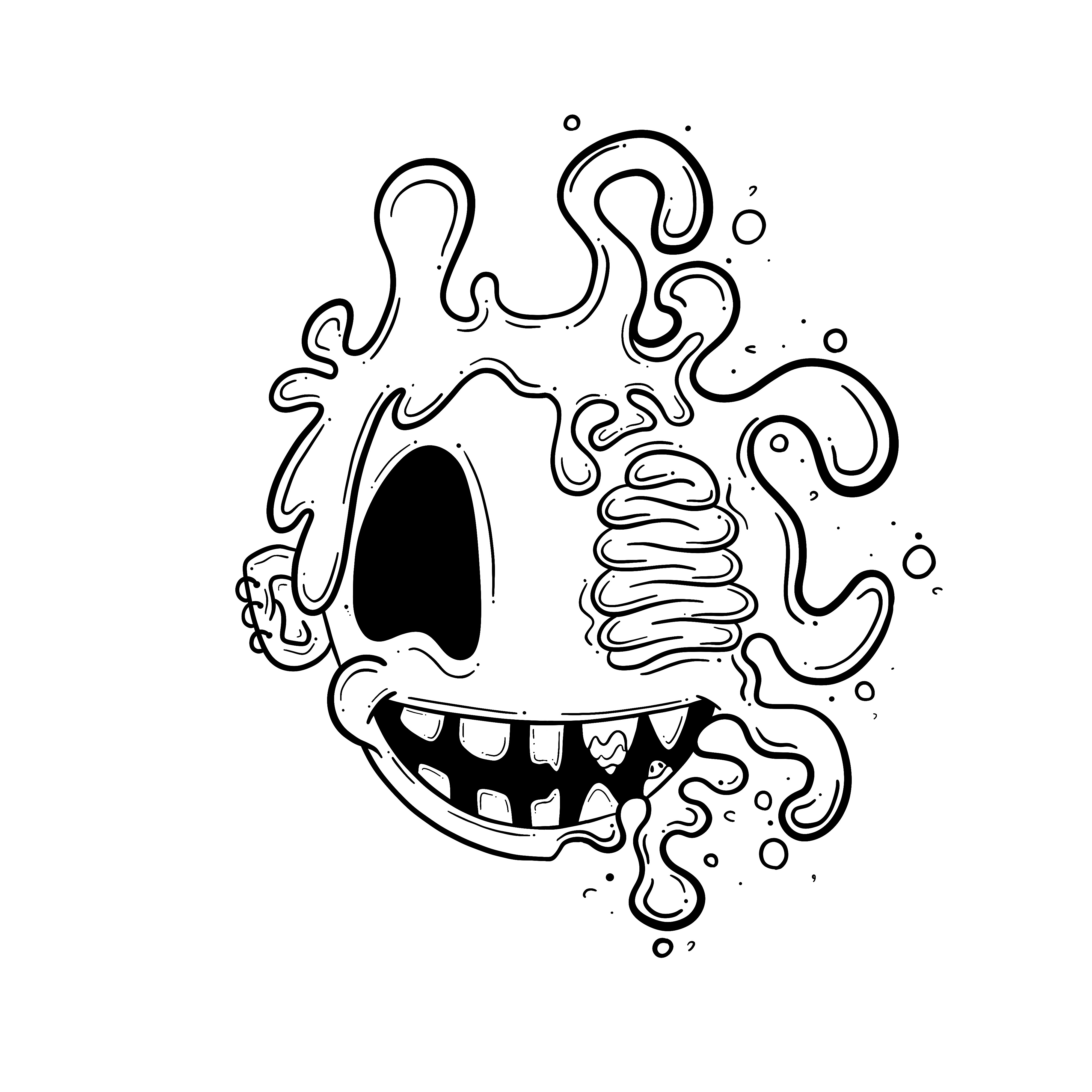 split-face-doodle-by-rita-on-dribbble
