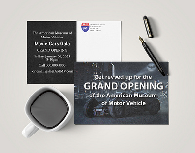 American Museum of Motor Vehicles adobe indesign brochures campaign museum website