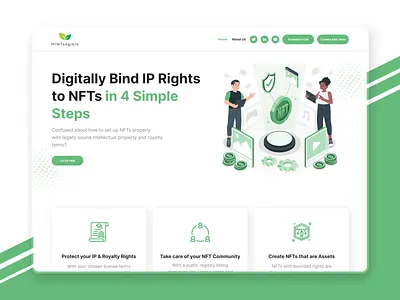 MINTangible Web UI design ui uiuxdesign userinterface
