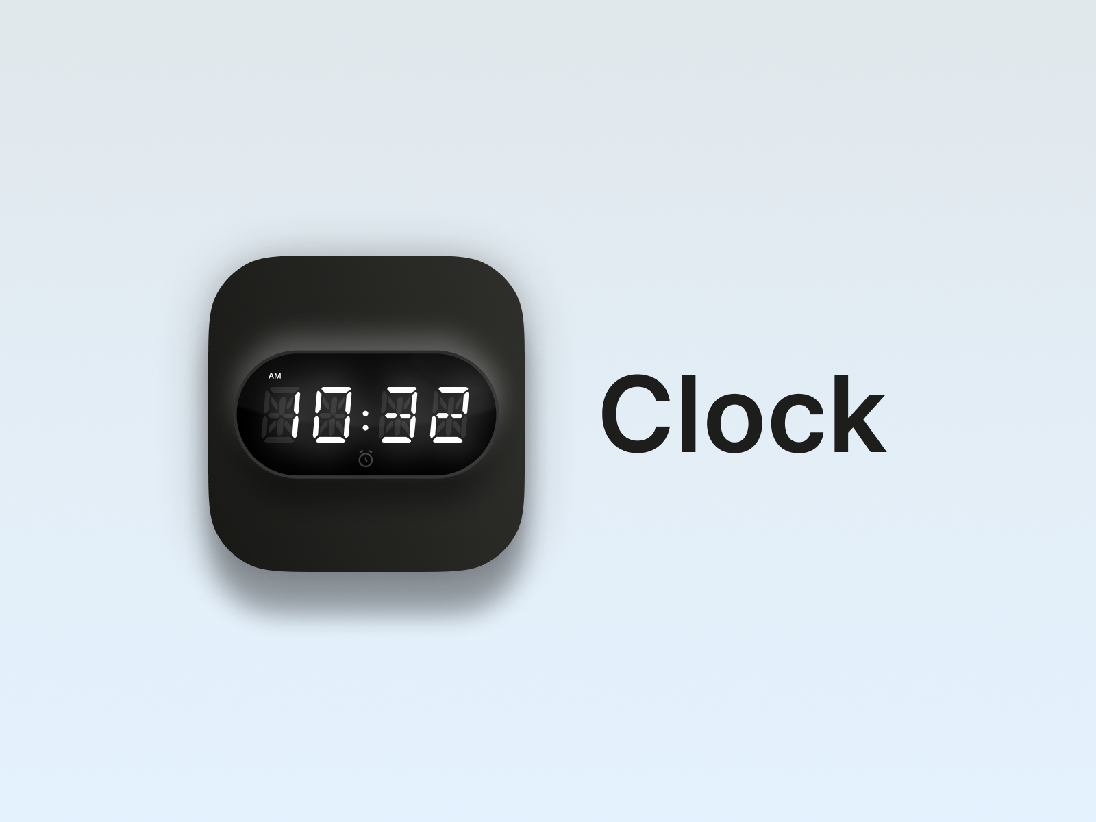 Clock IOS App icon redesign concept 39 by Eddy on Dribbble