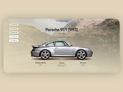 "Porsche Through History" - Web Design Project | RodriDesign animation creative creative agency design motion graphics rodridesign ui ux web web design web designer webflow website website design