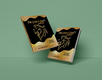 The Lion's Den book design book book cover booke design campaign cover lion logo