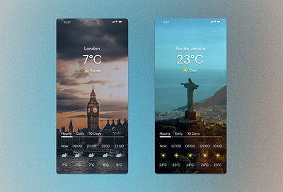 Daily UI 037 - Weather Design daily daily 100 challenge daily ui 037 daily ui 37 dailyui dailyui037 dailyui37 design ui uiux ux weather weather app weatherapp
