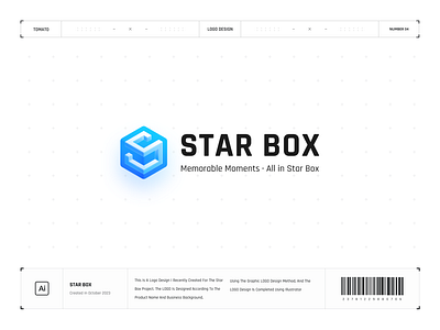 Ster box logo design icon illustration logo ui