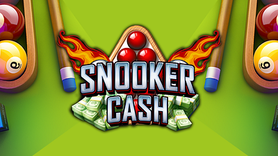 Snooker Cash Game Logo game loading screen uiux