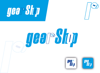 logo Name: GearShop contact me 01304625032 branding graphic design logo