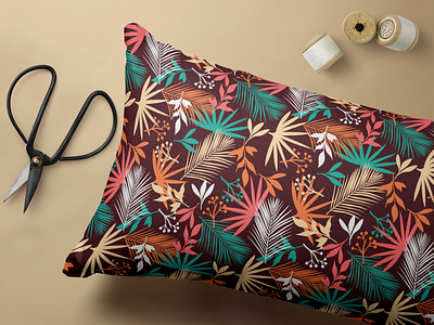 Tropical Seamless Pattern branding design floral pattern flower illustration forest illustration pattern design tropical