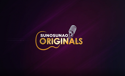 Logo Reveal for sunosunao original show animation branding graphic design logo motion graphics