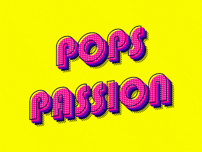 POP feat Bahaus bahaus design graphic design illustration illustrator pop typography vector