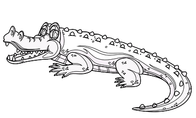 Alligator adobe adobe illustrator character graphic design illustration vector