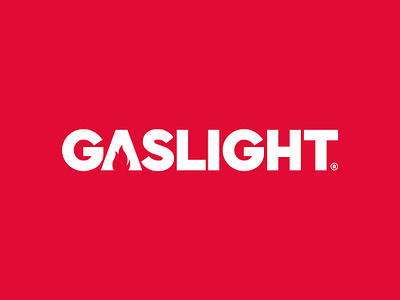 GASLIGHT Logo fire flame gas gaslight light logo