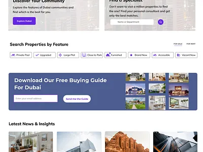 Real Estate Website Design Figma branding design figma property real estate ui ux webflow website