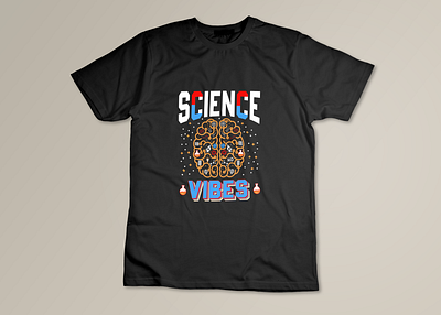 Science Day t-shirt design apparel branding chemistry design graphic design illustration lettering march 14 physics pi day retro science day science lover space t shirt t shirt design trendy typography unique vintage