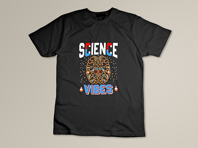 Science Day t-shirt design apparel branding chemistry design graphic design illustration lettering march 14 physics pi day retro science day science lover space t shirt t shirt design trendy typography unique vintage