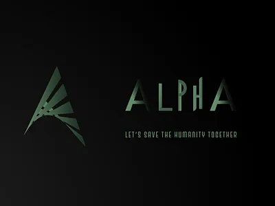 Alpha - The humanity project 3d animation app art branding design flat graphic design illustration logo motion graphics ui