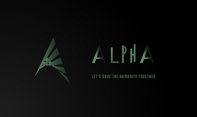 Alpha - The humanity project 3d animation app art branding design flat graphic design illustration logo motion graphics ui