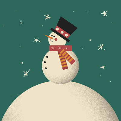 Snowman character christmas graphic design illustration snowman vector