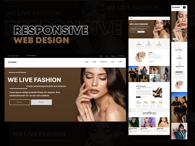 RESPONSIVE WEB DESGIN branding design graphic design illustration webdesgin