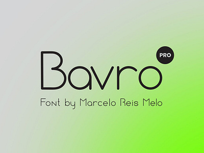 Bavro Pro Font classic bauhaus display font elegant font retro rounded corners rounded font rounded typeface sans serif font sans serif sans serif typeface thin type typeface typography